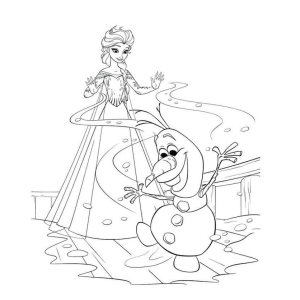 Magia Congelante com Elsa e Olaf