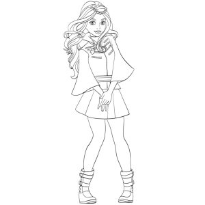 Magia de Descendentes 4: Pronta para Colorir