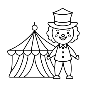 A Magia do Circo com Palhaço Alegre