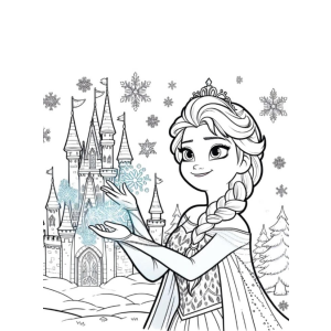 A Magia de Elsa no Reino Congelado