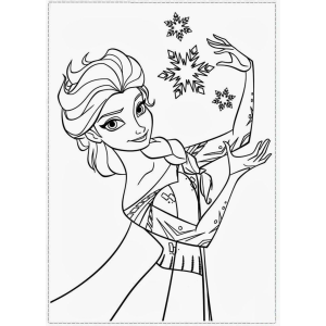Magia Glacial de Elsa: Encante com Cores