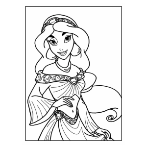 A Magia de Jasmine para Colorir