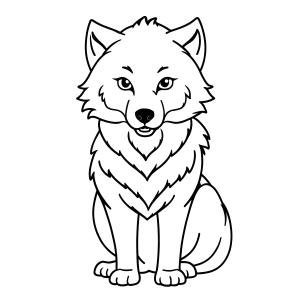 Explore a Majestic Wolf Coloring Experience