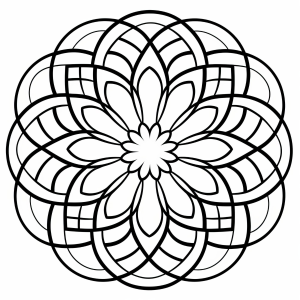 Mandala de Formas Elegantes