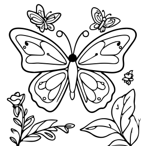 Mariposas Encantadas para Colorir