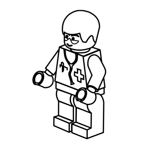 Aventura Colorida com o Médico LEGO
