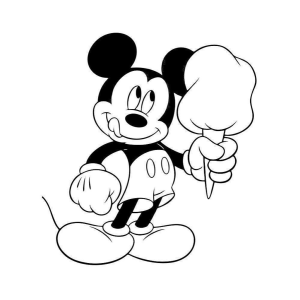 Mickey e sua Deliciosa Algodão-Doce