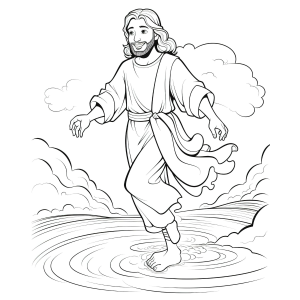Milagre nas Águas: Jesus Caminhando