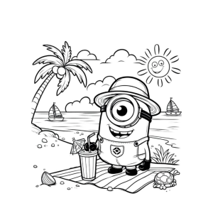 Minion na Praia: Dia de Sol e Diversão