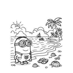 Minion na Praia dos Sonhos