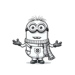 Minion Pronto para o Inverno