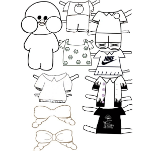 Moda Personalizável do Paper Duck