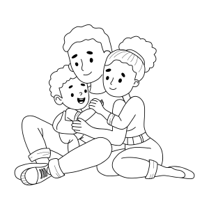 Momentos de Carinho em Família