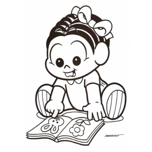 Mônica Bebê Descobrindo a Magia dos Livros
