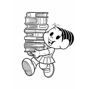 Mônica e a Pilha de Livros