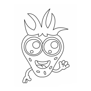 Moranguito Kawaii Alegre