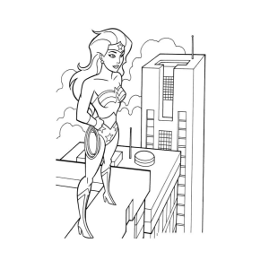 Aventure-se com a Mulher Maravilha nos Céus da Cidade