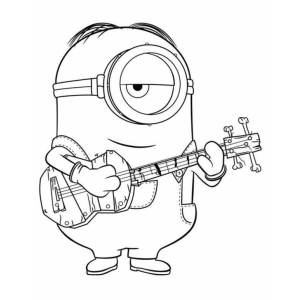 A Música Alegre do Minion Toca-Contra-Baixo