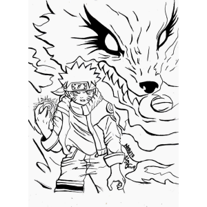 Naruto e Kurama: Energia e Fúria