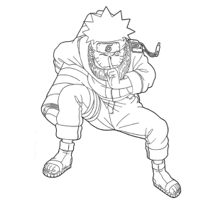 Naruto em Ação: Prepare-se para Colorir