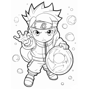 Naruto Jovem em Ação