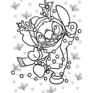 Natal Alegre com Stitch