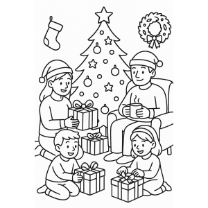 Natal em Família: Hora de Colorir