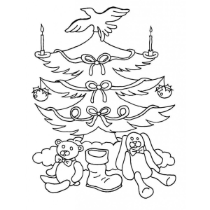 Natal Encantado com Ursinho e Coelho