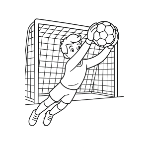 O Guardião do Gol em Ação