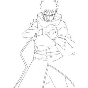 Obito Uchiha em Ação Épica