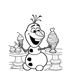 Olaf e Seus Sorvetes Congelantes