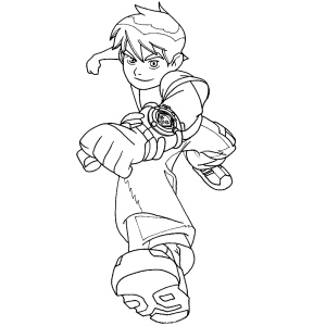 Transforme com o Omnitrix: Hora de Colorir!