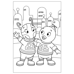 Os Backyardigans Exploradores Espaciais