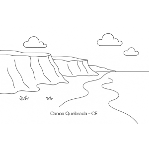 Paisagem de Canoa Quebrada