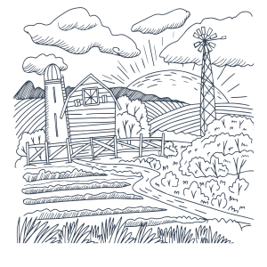 Paisagem Encantadora da Fazendinha