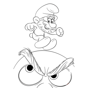 Papa Smurf vs Angry Birds: Uma Aventura Colorida