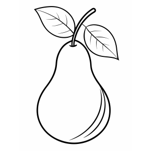 Pêra Perfeita para Colorir