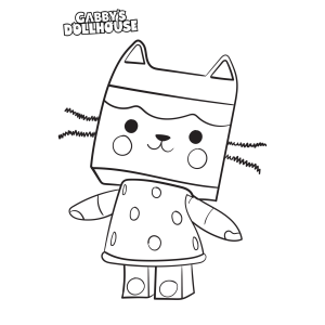 Personagem de Gabby's Dollhouse para Colorir