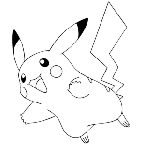 Pikachu eletrizante: uma diversão para colorir