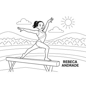 Rebeca Andrade Brilha na Ginástica