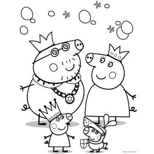 Reino Encantado com Peppa Pig e Família