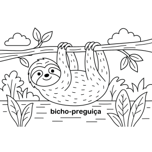 Relaxe com o Bicho-Preguiça