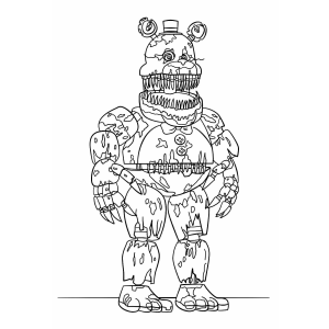 O Resplendor de Scraptrap em FNAF