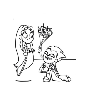 Romance dos Jovens Titãs: Momento de Carinho