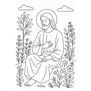 Serenidade Divina no Jardim