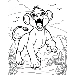 Explore a Savannah Adventure with Simba