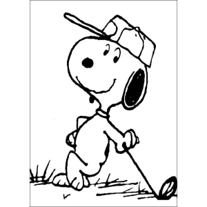 Snoopy no Campo de Golfe