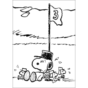 Snoopy na Corrida Canina
