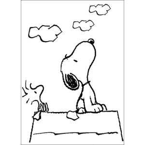 Snoopy e Woodstock no Telhado: Aventura Nos Céus