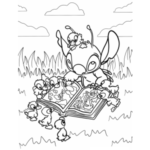 Stitch e os Patinhos Curiosos